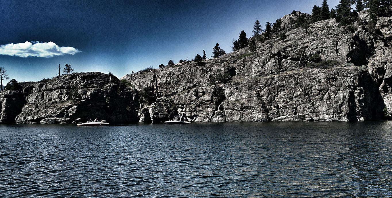 Kelowna Lake Cliffs